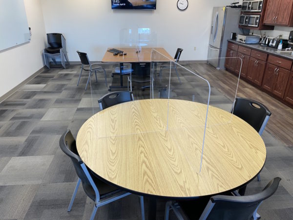 ArmorBoss™ X-Shape Table Sneeze Guard - Image 2